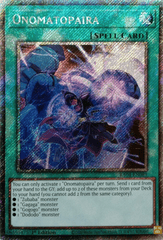 Onomatopaira - RA04-EN089 - (Platinum Secret Rare) - 1st Edition